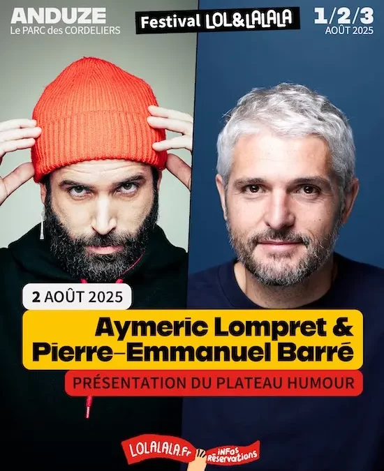 Aymerci Lompret et Pierre-Emmanuel Barré