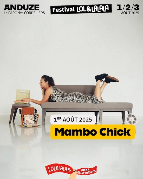 ARTISTE_MAMBOCHICK-post MOCKUP-Benjamin Tranié , artiste presente au Festival Lol et Lalala le samedi 2 aout