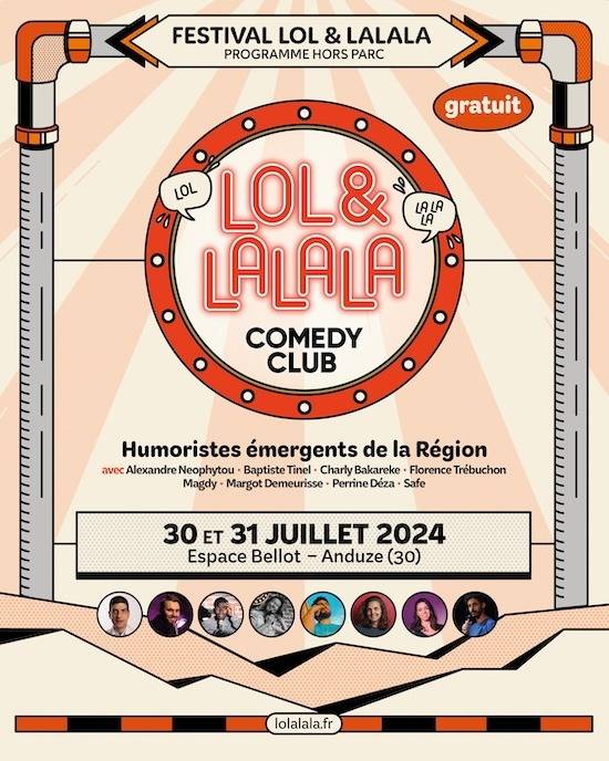 Affiche comedy club juillet