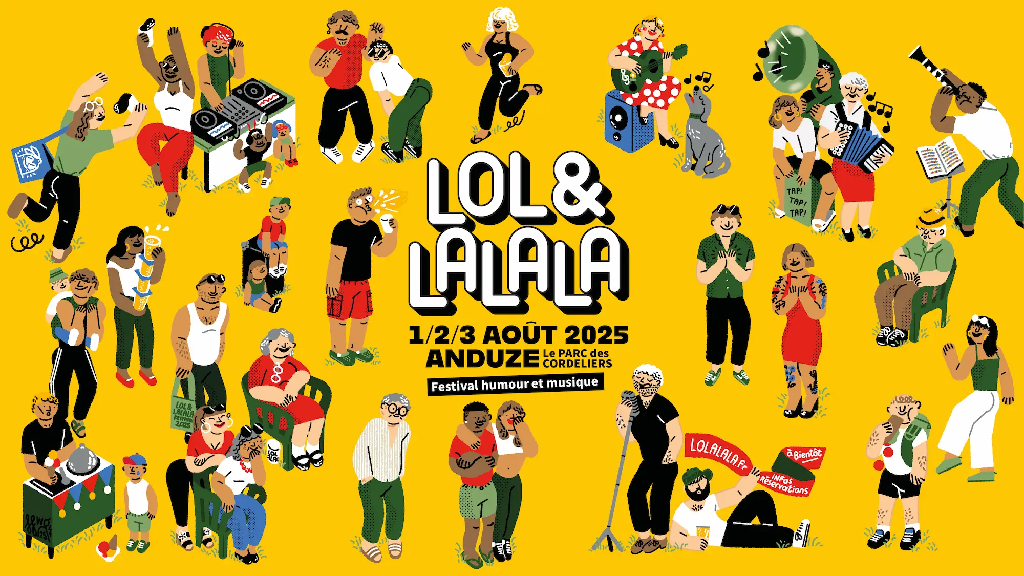 affiche du festival lol&lalala 2025